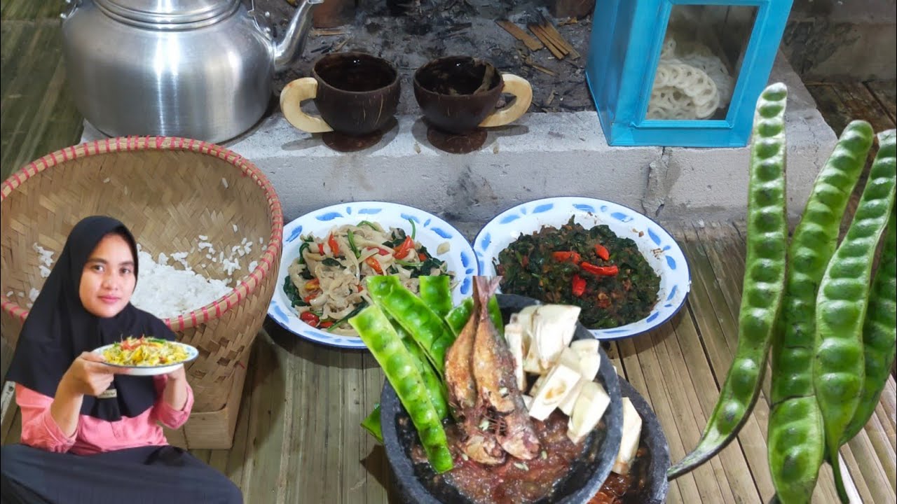 Olahan Nikmat Tumis GenjerBumbu Kacang.. Kerecek Supa. Petey. Asin Peuda Dan Sambal