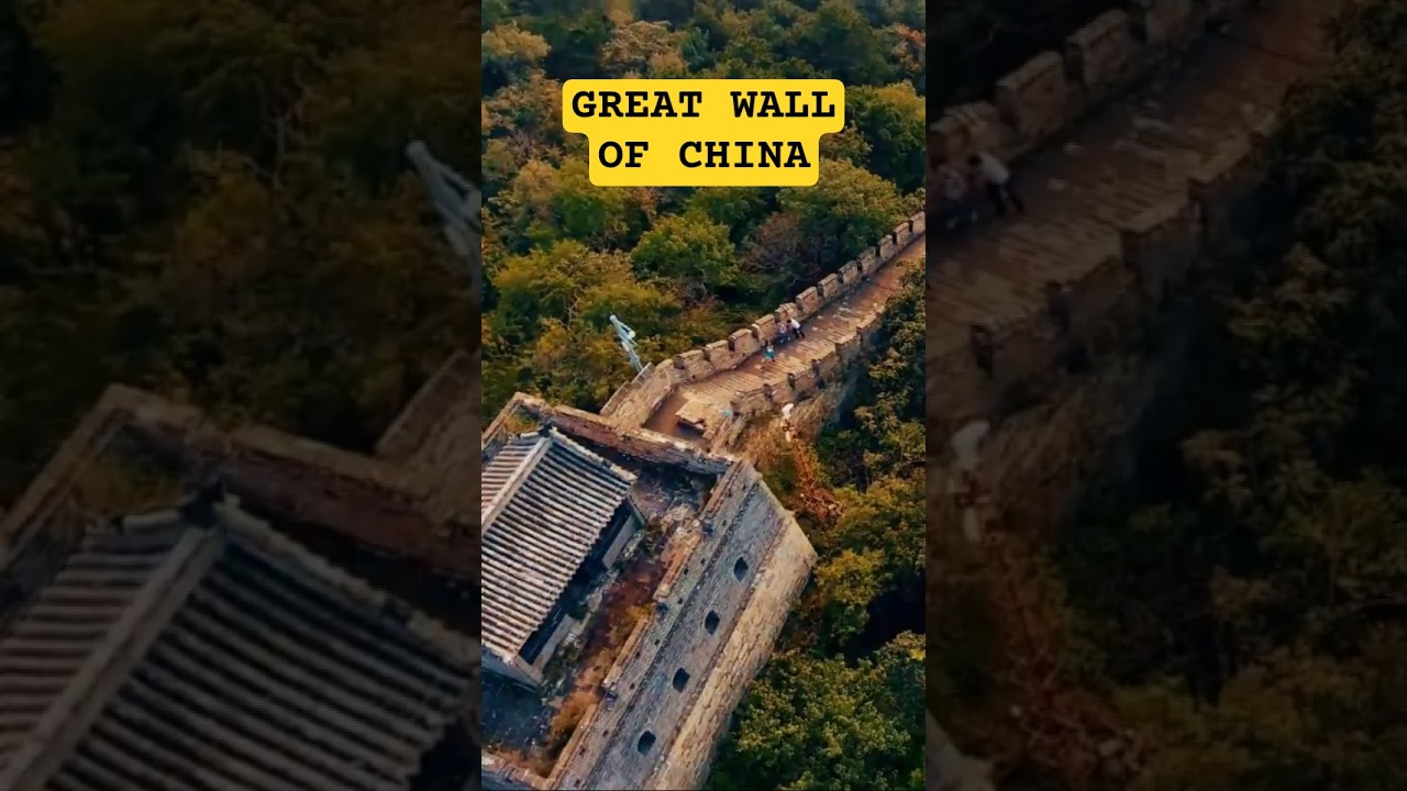 GREAT WALL OF CHINA - FAMOUS BUILDINGS