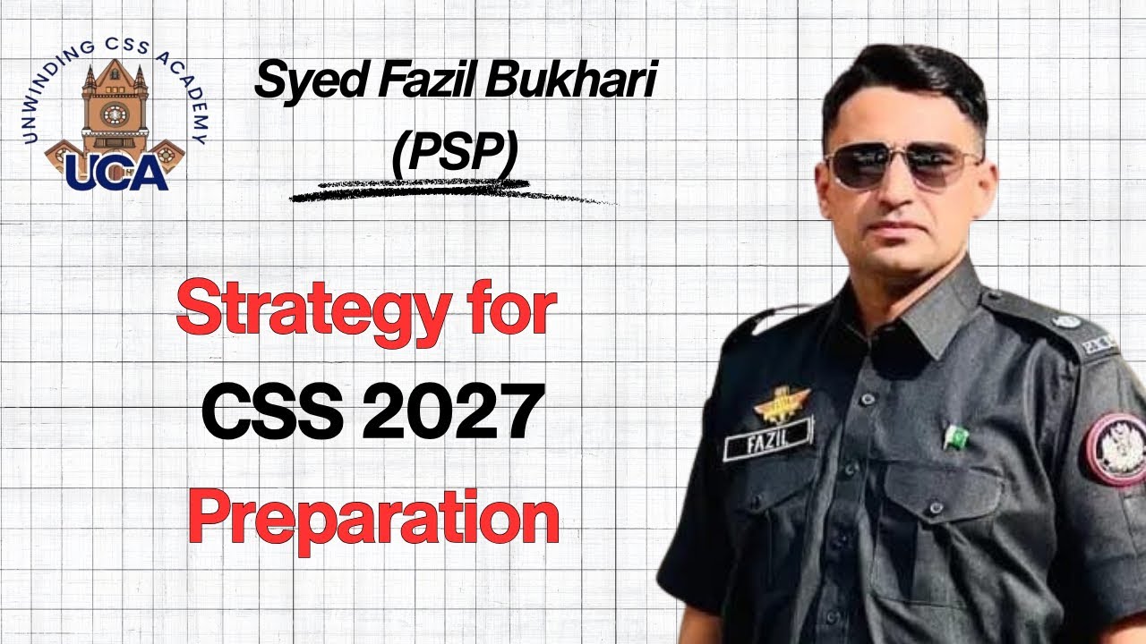 CSS 2027 Preparation Strategy | 07 Months Strategy by Syed Fazil #css2025 #csspreparation #pms #css