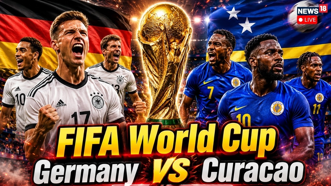 Germany vs Cura&ccedil;ao LIVE | FIFA World Cup 2026 | Germany vs Cura&ccedil;ao At NRG Stadium, Houston | N18G