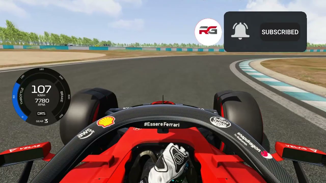 Trying a lap on Serres circuit, in Greece, on an F1 2022 car