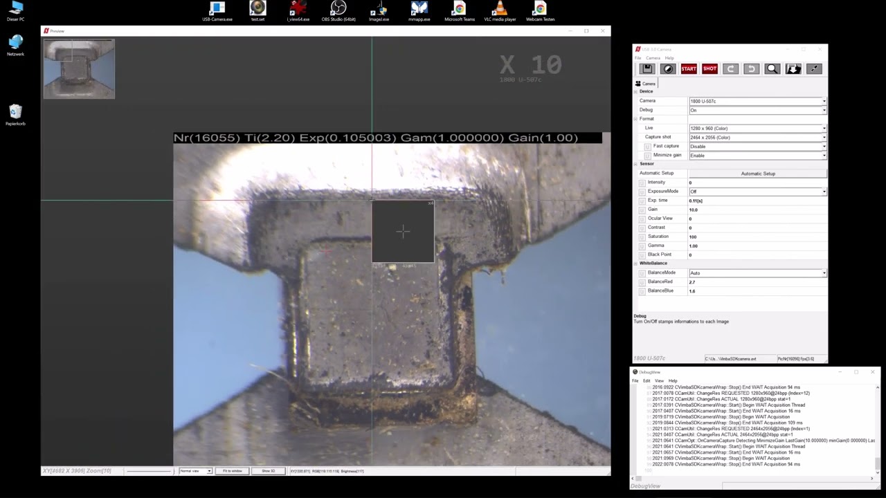 VimbaX Camera Integration