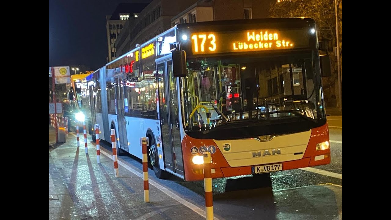 173 I Dom/Hbf ► Weiden Lübecker Straße I MAN Lion's City G A40 I KVB I