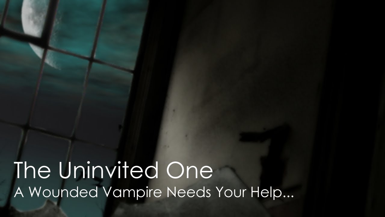 The Uninvited One [mfa] [sfw] [vampire x listener] [wounded speaker] [hiding]
