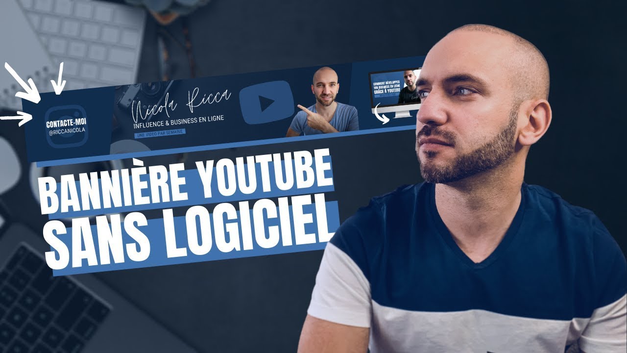 Comment créer une bannière YouTube sans logiciel (2021)