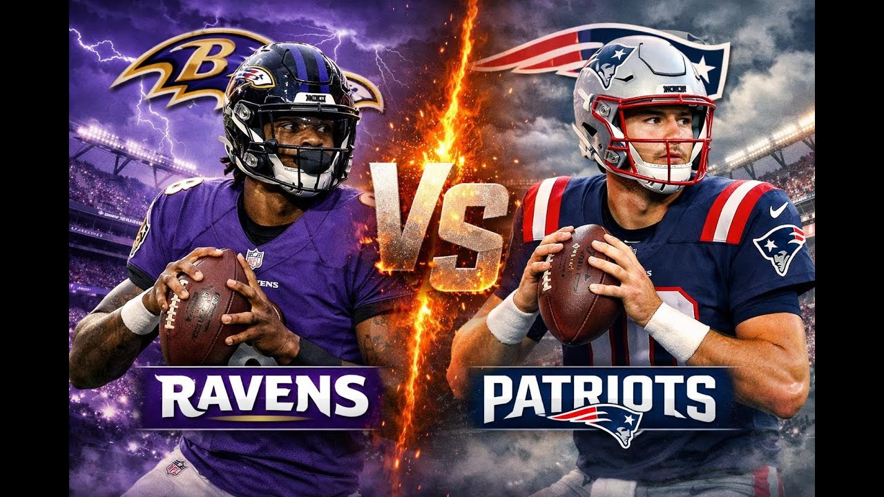 Baltimore Ravens vs. New England Patriots  : Live Game Day Reaction & Analysis! 