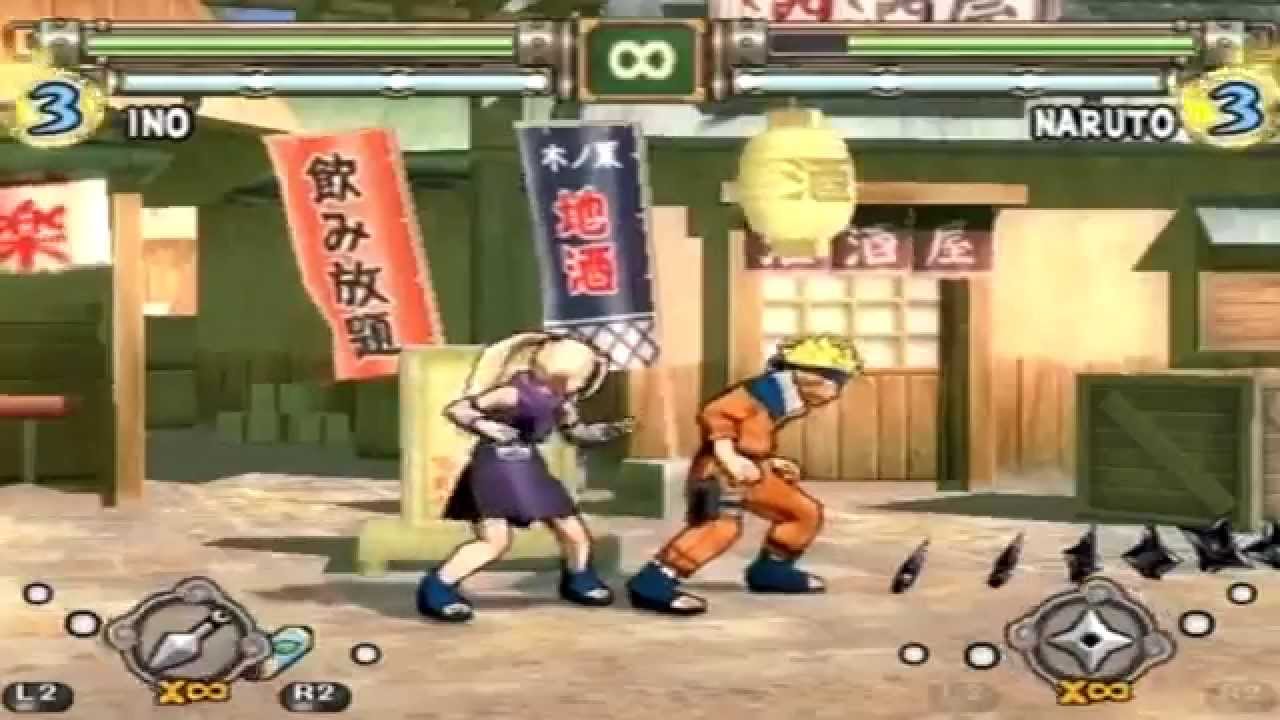 Naruto Ultimate Ninja 2 Ino's jutsus