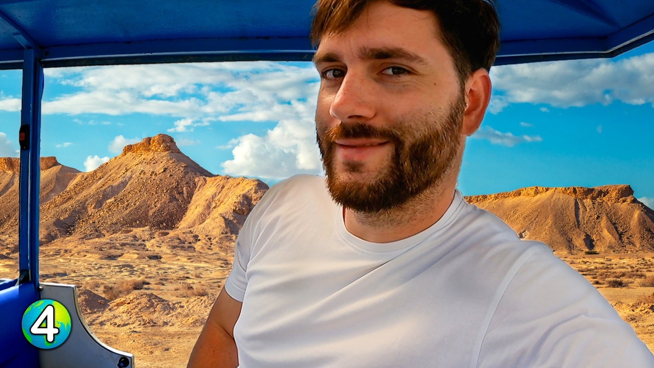 Fui al DESIERTO del SÁHARA en Autobús | Cruzando de España🇪🇸 a Gambia🇬🇲 en Autobús - Día 4