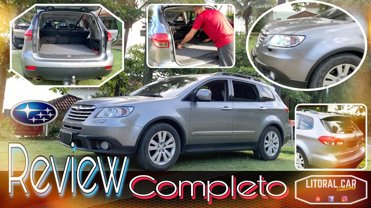 Review Subaru Tribeca 280cv Completo com todos os detalhes desse SUV 4x4 de 7 lugares espetacular 🚀