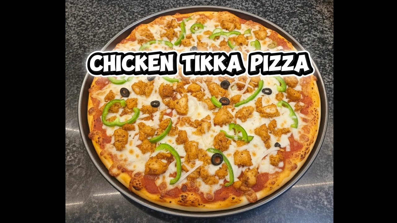 Chicken Tikka Pizza | Zahra's Yummy Life 