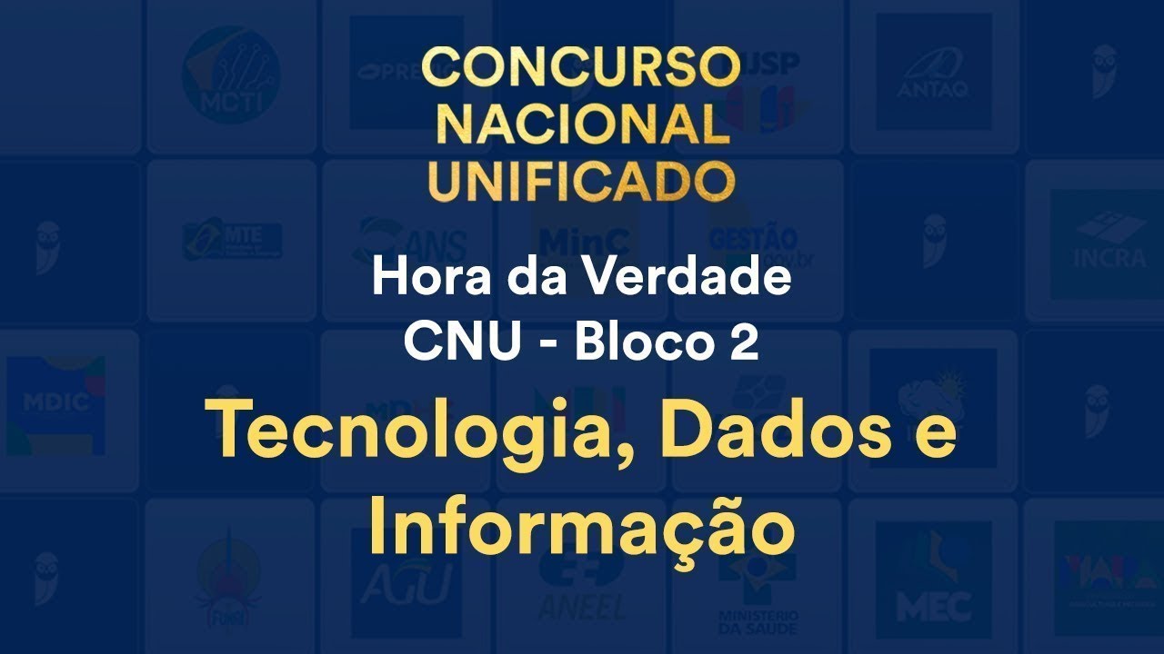 Hora da Verdade CNU – Bloco 2: Governança e Gestão de TI - Prof. Fernando Pedrosa