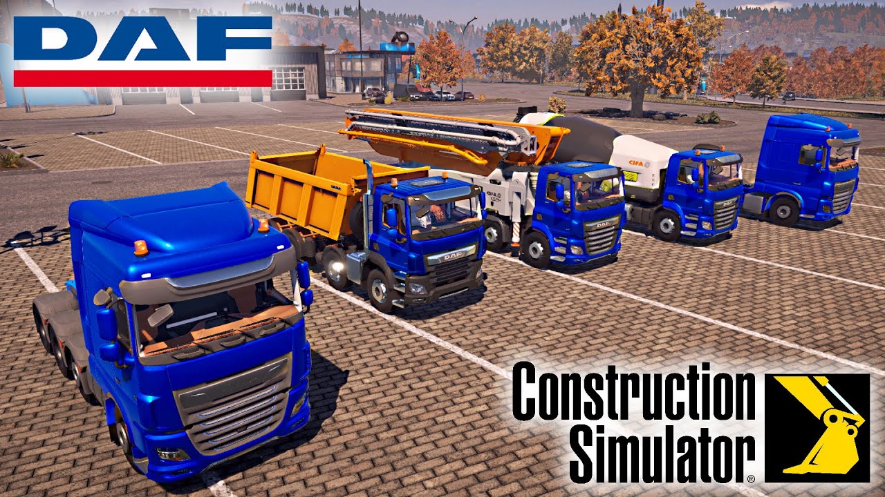 Construction Simulator 2022  🚧 Daf 🚧 Machine Closer Look #9