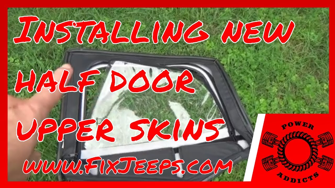 Jeep Wrangler &mdash; установка мягких верхних обшивок дверей #jeepsofttop