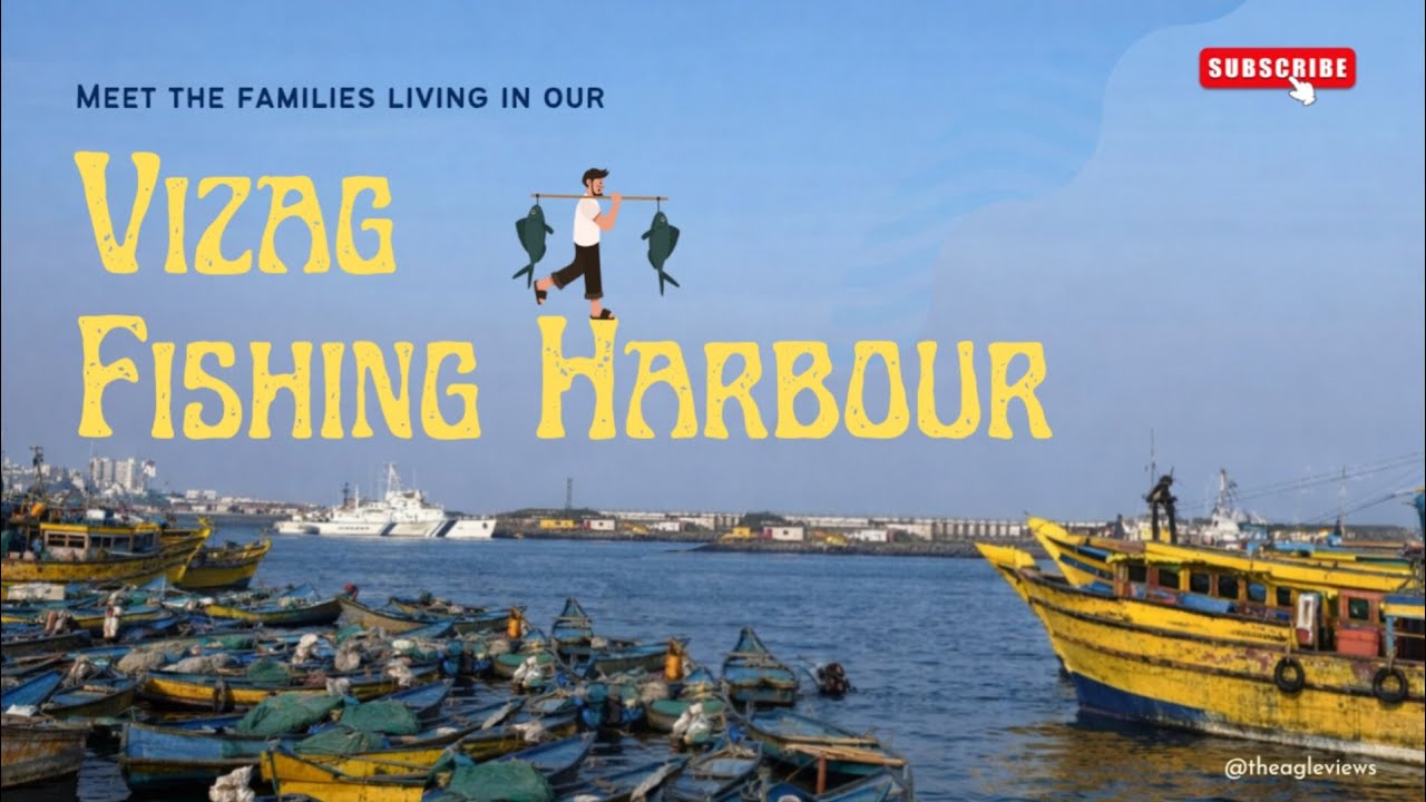 Life at Vizag Fishing Harbour | Fresh Fish Market & Boats | The Eagle Views |