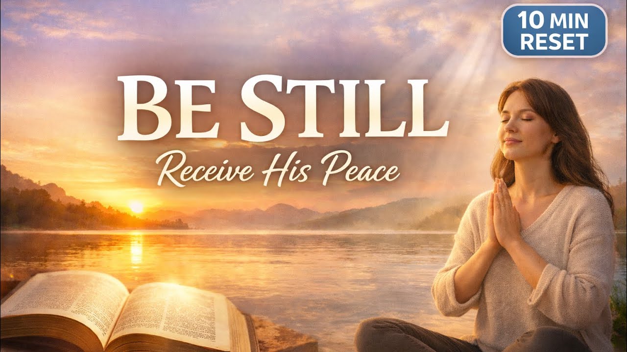 Be Still & Receive God’s Peace (10-Min Guided Scripture Soak for Anxiety, Sleep & Rest)