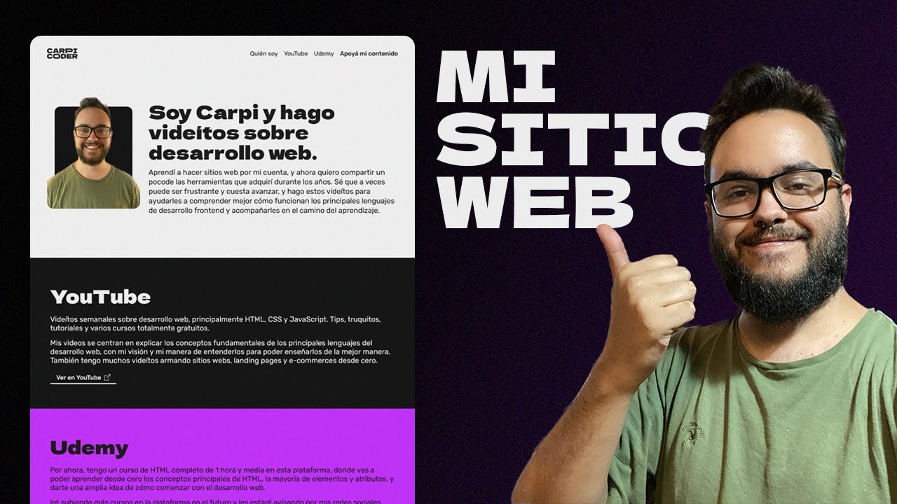 Armando MI SITIO WEB 🥳🤙 #LaCarpineta🚀