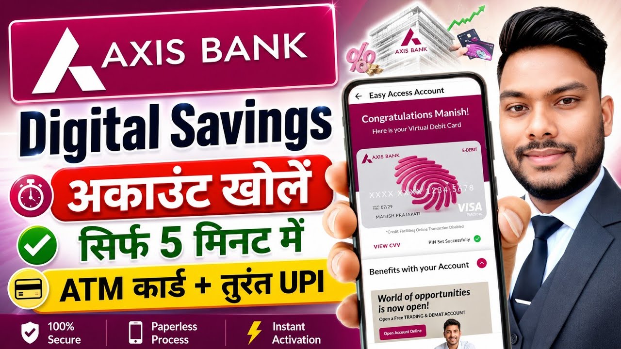 Axis bank Savings Account Opening Online Full Process - 2026 How to Open New Account in Axis Bank