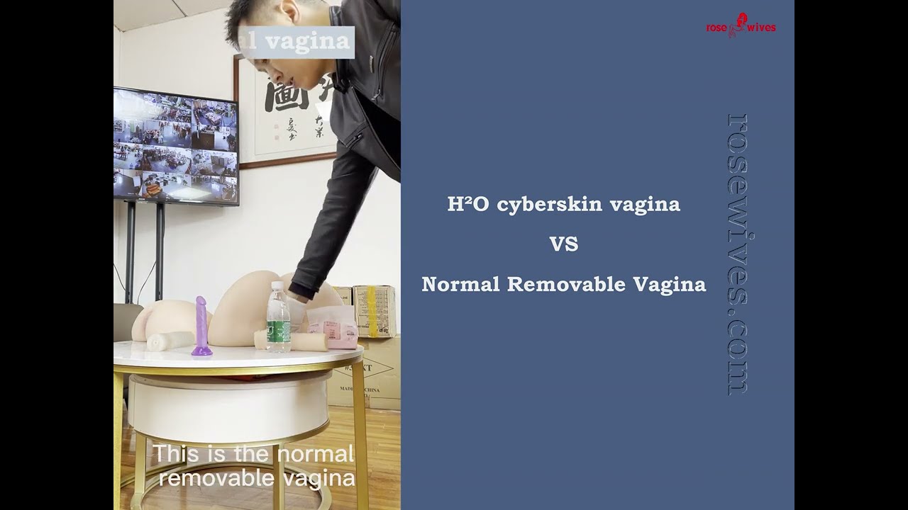 H&sup2;O cyberskin vagina VS normal removable vagina