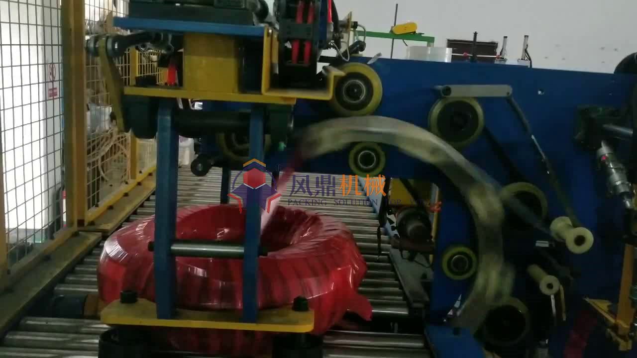 Hydraulic rubber hose packing machine