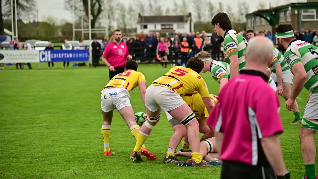 Omagh Accies RFC Vs Bruff RFC 🏉 15th April 2023 part3   4k