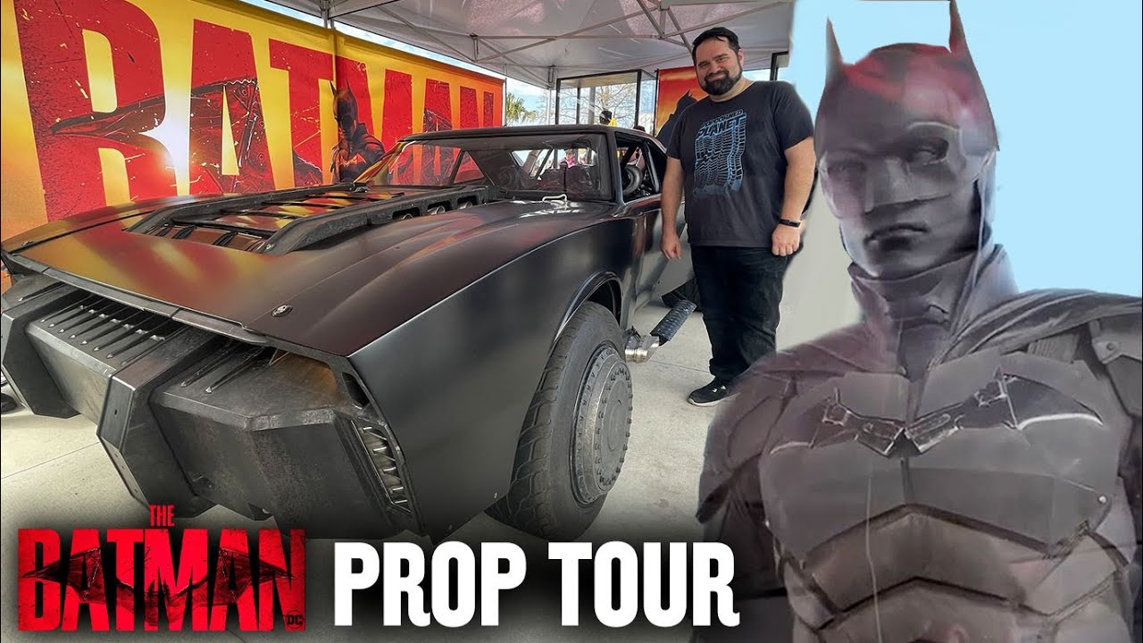The Batman EXCLUSIVE Batmobile Tour Video + Robert Pattinson's Batman, Catwoman & The Riddler Suits