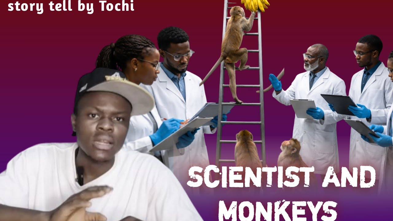 SCIENTIST AND MONKEYS.African stories story tell by Tochi #viral #storytelling #storytime