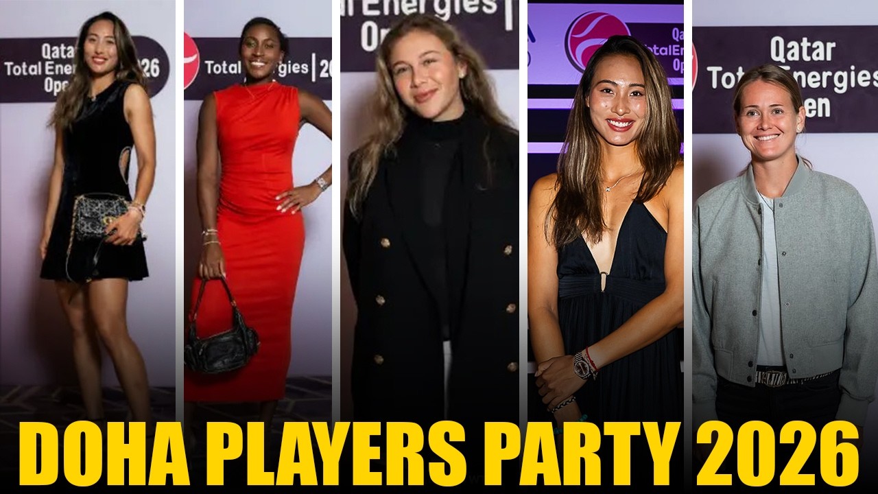 WTA Doha Party 2026: The Best Dressed Tennis Stars Before the Big Matches | The Qatar Open 2026