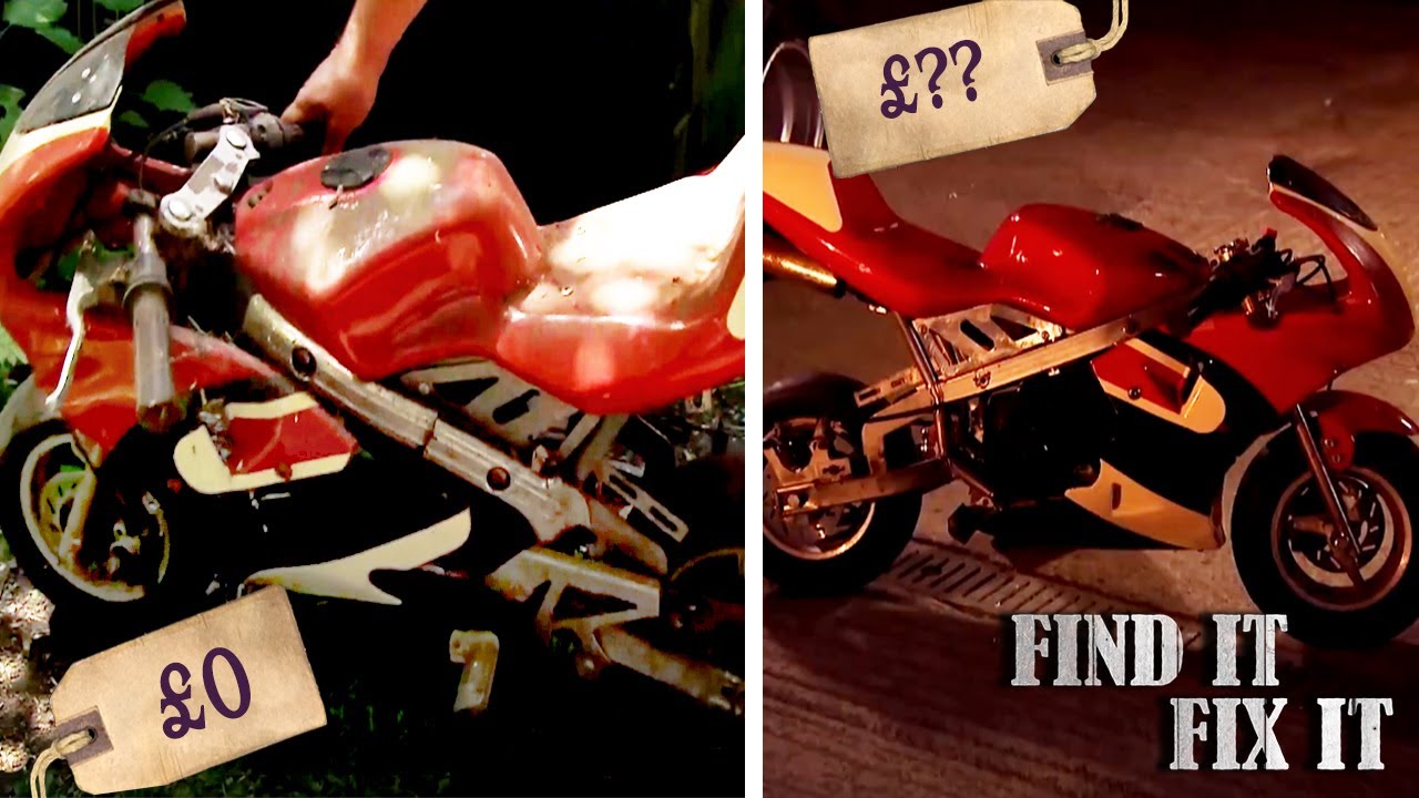Restoring a 15-Year-Old Mini Moto | Find It Fix It