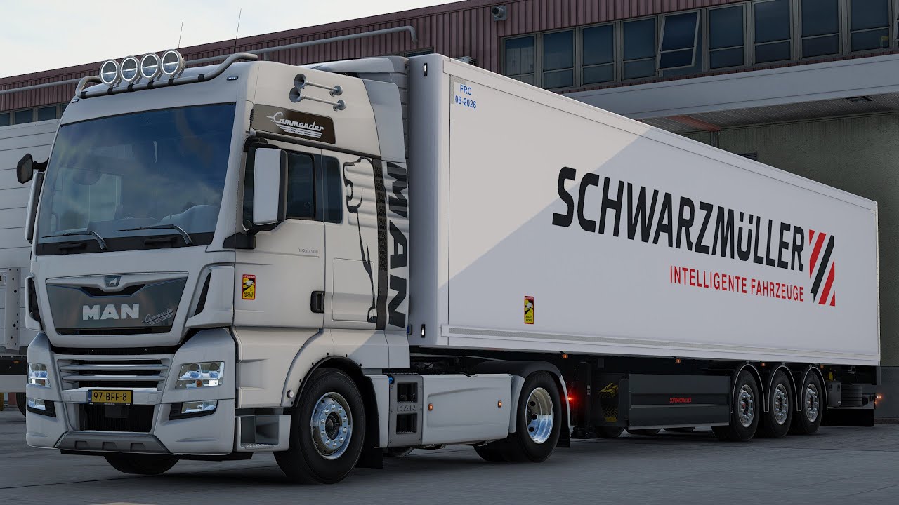 [ETS2] Montpellier🇫🇷 to Paris🇫🇷 Realistic Driving MAN TGX 18.500 E6