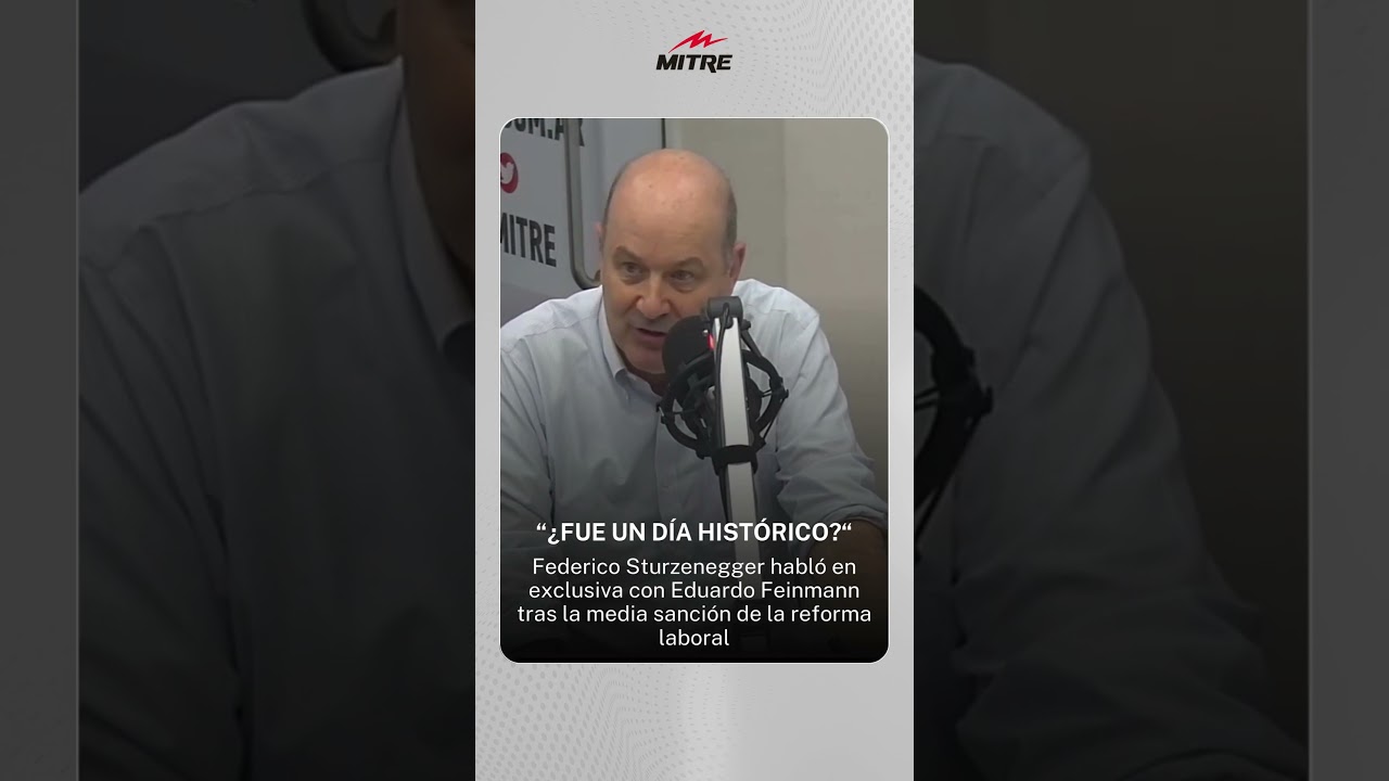 Federico Sturzenegger habl&oacute; con Eduardo Feinmann tras la media sanci&oacute;n de la reforma laboral