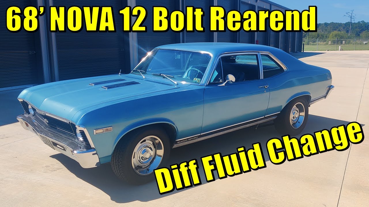 NASTY!! 1968 Chevy Nova SS 12 Bolt Differential Fluid Change
