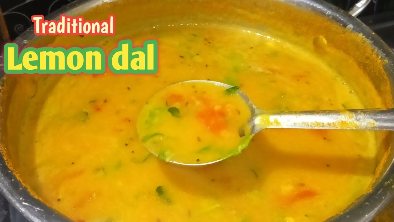 Lemon dal curry/lemon moong dal/pesaripappu nimmakaya curry/dal recipe in telugu