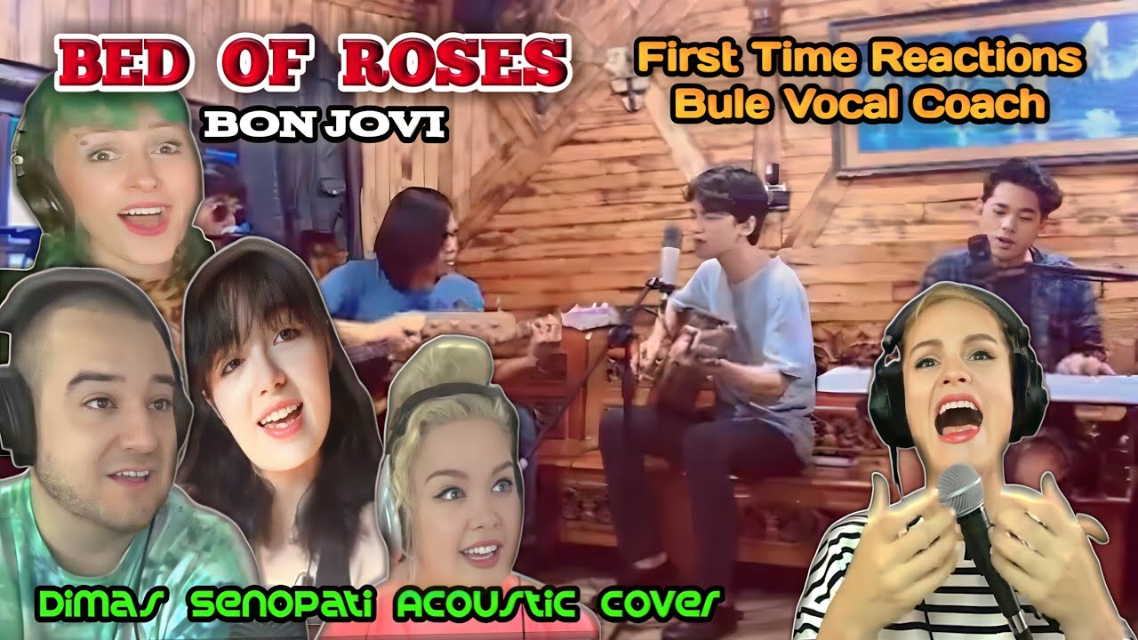 Bed Of Roses - Bon Jovi - || Dimas Senopati Acoustic Cover || Vocal Coach Reactions-OPPA MUSIC