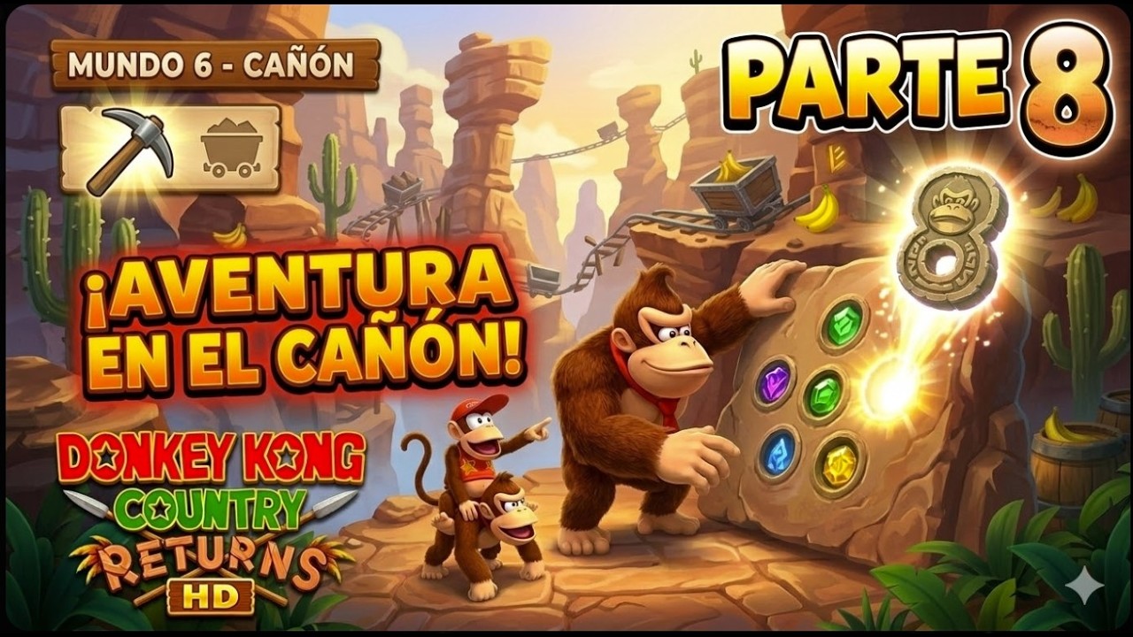 VAMOS HACIENDO MUNDO 6 - PARTE 8 / DK COUNTRY RETURNS HD