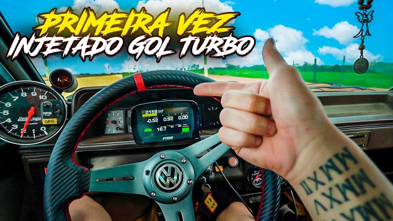 PRIMEIRA VEZ ACERTADO  O GOL TURBO INJETADO *era carburado antes*