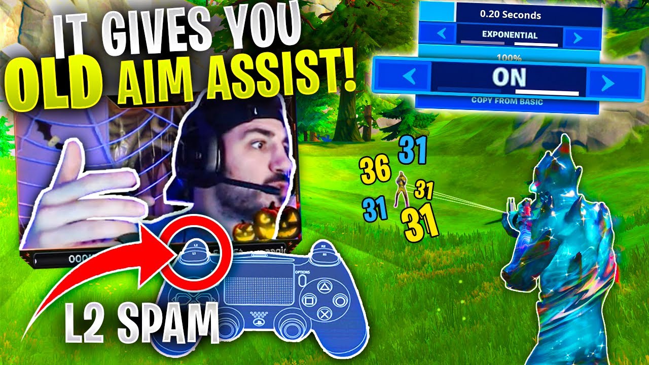 L2 Spam Is BACK!! How To Enable The OLD Aim Assist! (Fortnite Chapter 2)