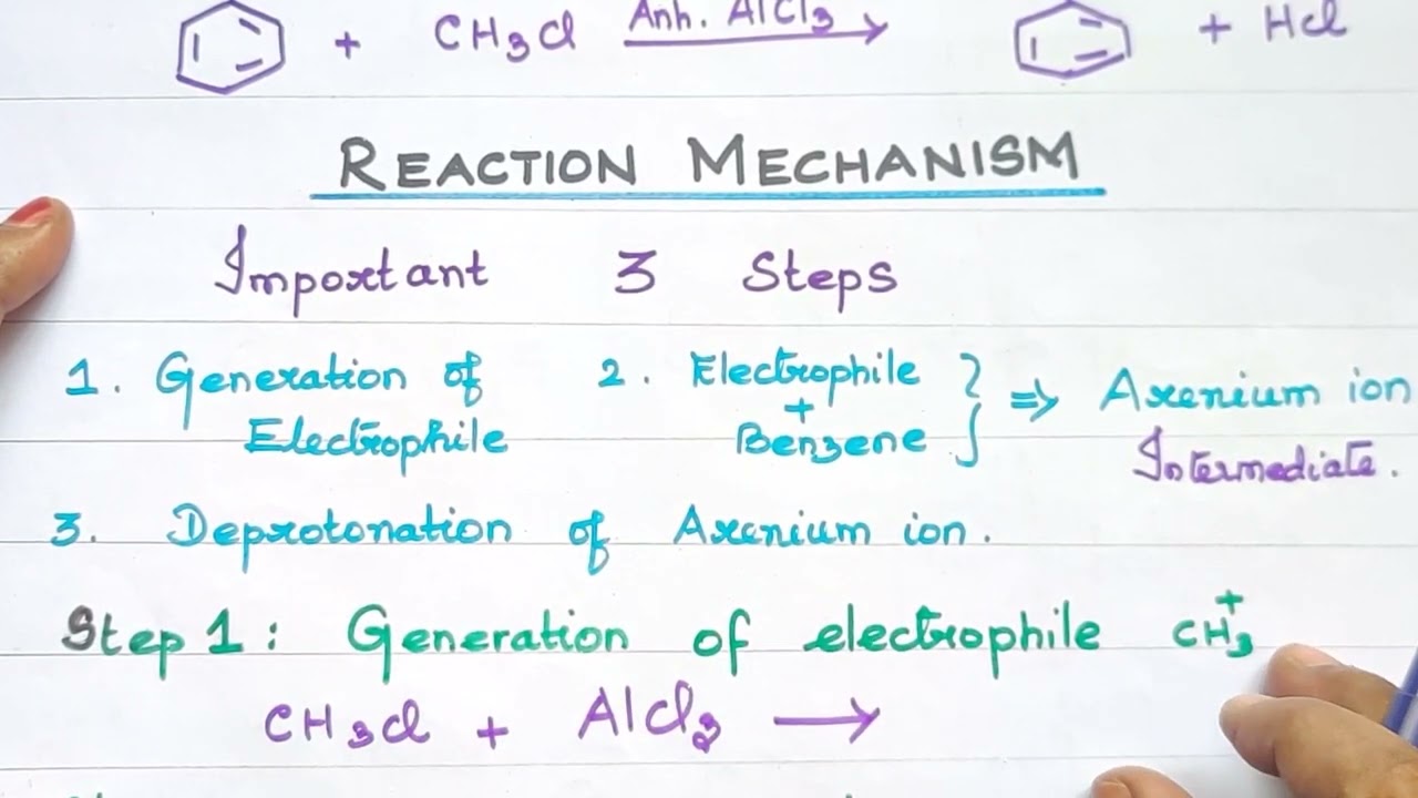 Reaction Mechanism/Friedel Crafts Alkylation
