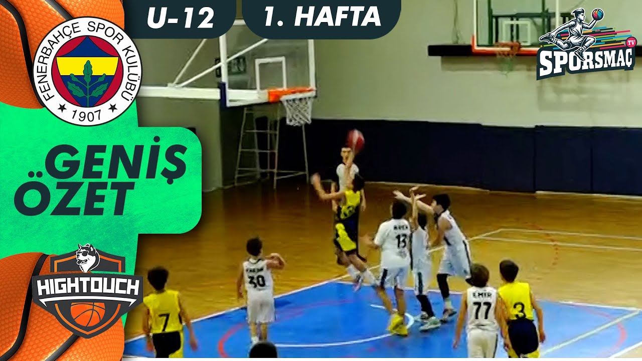 Fenerbahçe - High Touch | TBF Altyapı Ligi U12 Erkekler Geniş Özet (24.12.2023)