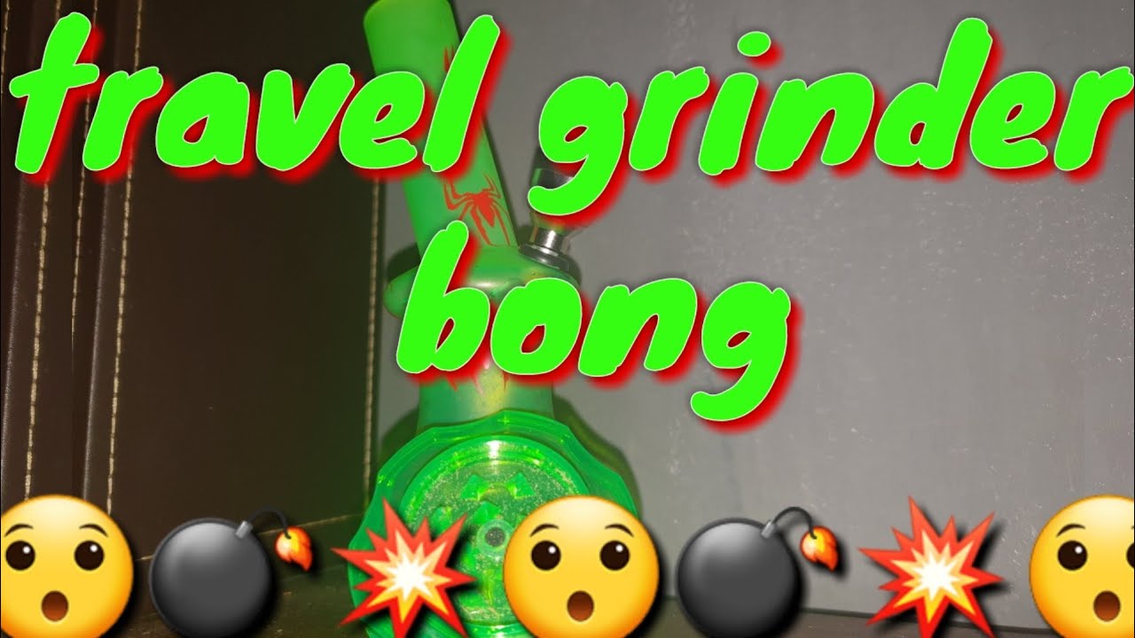 NEW travel grinder bong all-in-one (unboxing and review) 2018 #grinder #NEW #BONG #travelbong