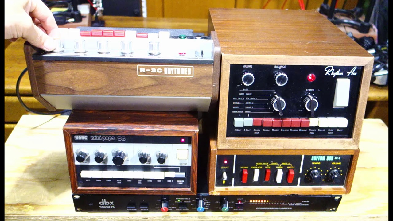 70's Vintage Rhythm Machines Comparison
