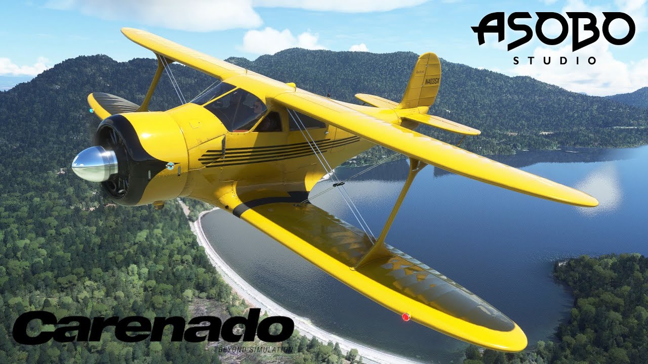 Asobo (Carenado) Beechcraft D17S Staggerwing - First Look Review! - MSFS 2020