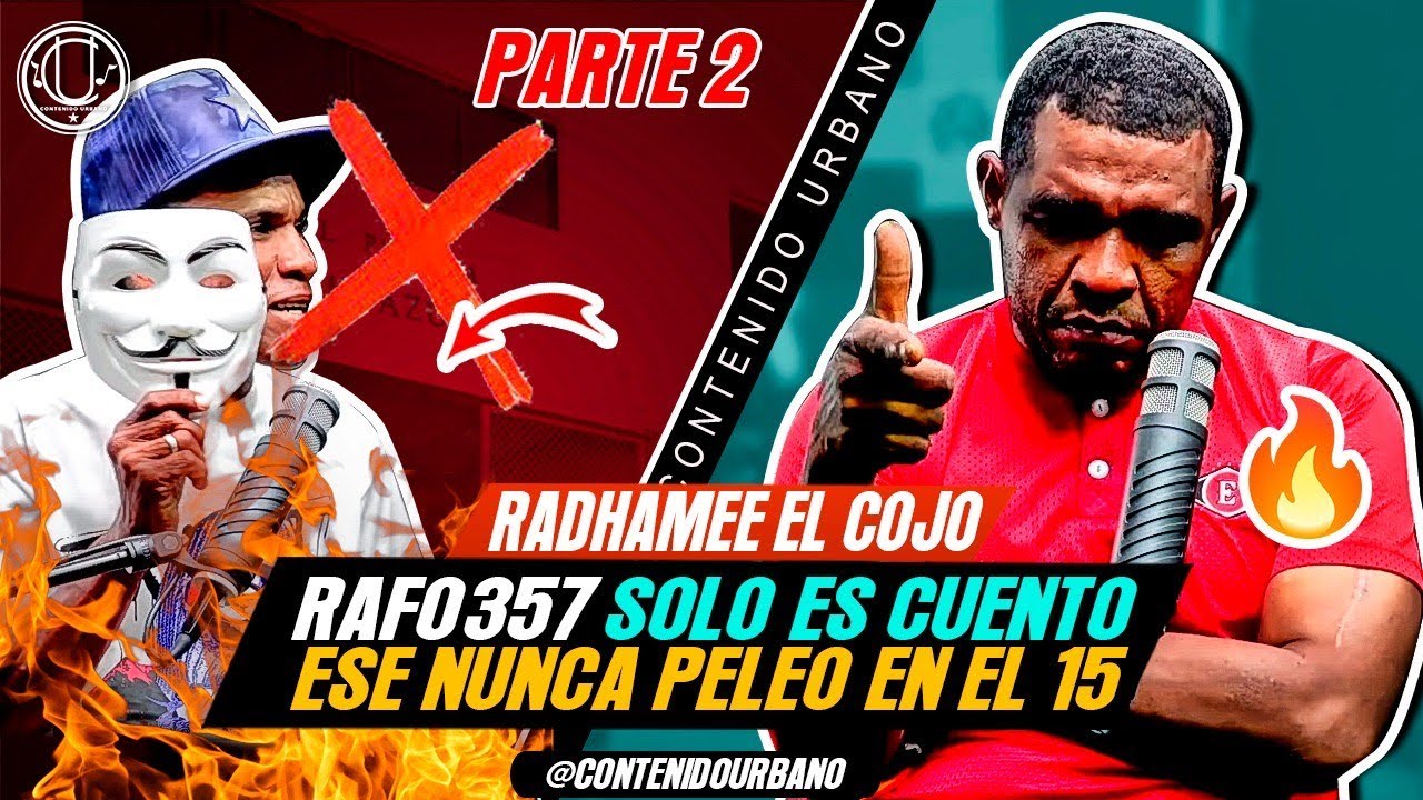 ⚫RADHAMES EL COJO❌QUITANDO LA FALSA CARETA A RAFO 357❌USTED NUNCA PELEO🤺  RAFO SOLO ES CUENTOS 357