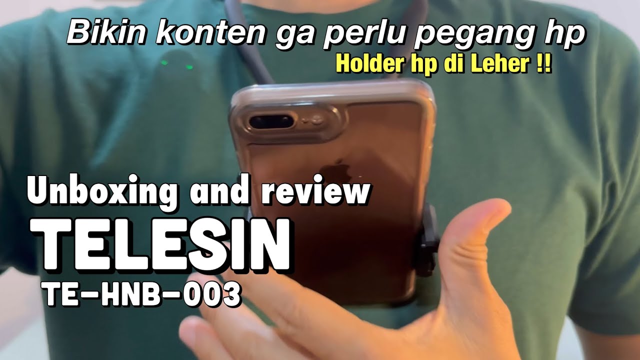 Review Neck Holder Telesin Telesin TE -HNB-003– Holder Kamera & HP untuk Vlog, Traveling, dan Konten
