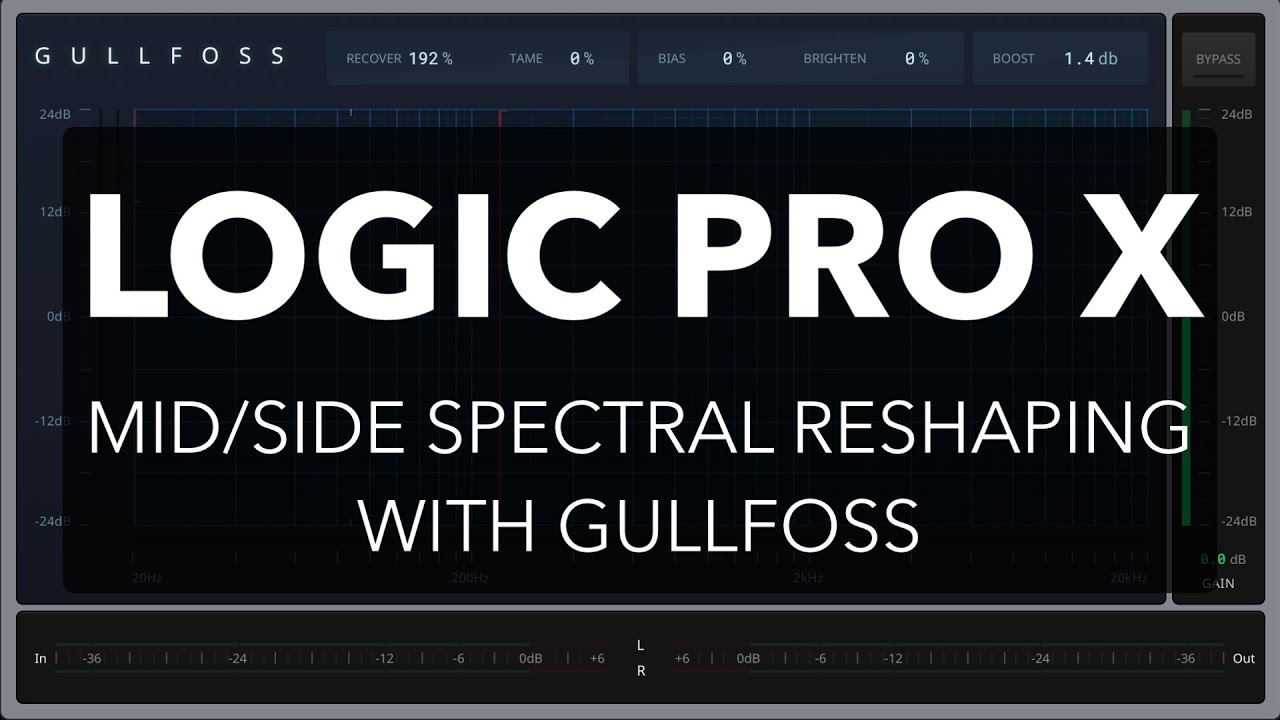 Logic Pro X - Mid/Side Spectral Reshaping with Gullfoss