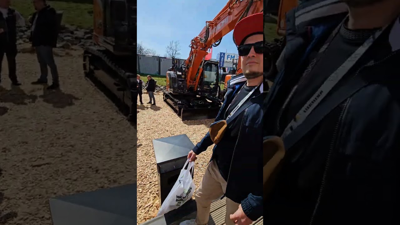 Стенд со спецтехникой Hitachi , Bauma 2025, Германия #bauma2025