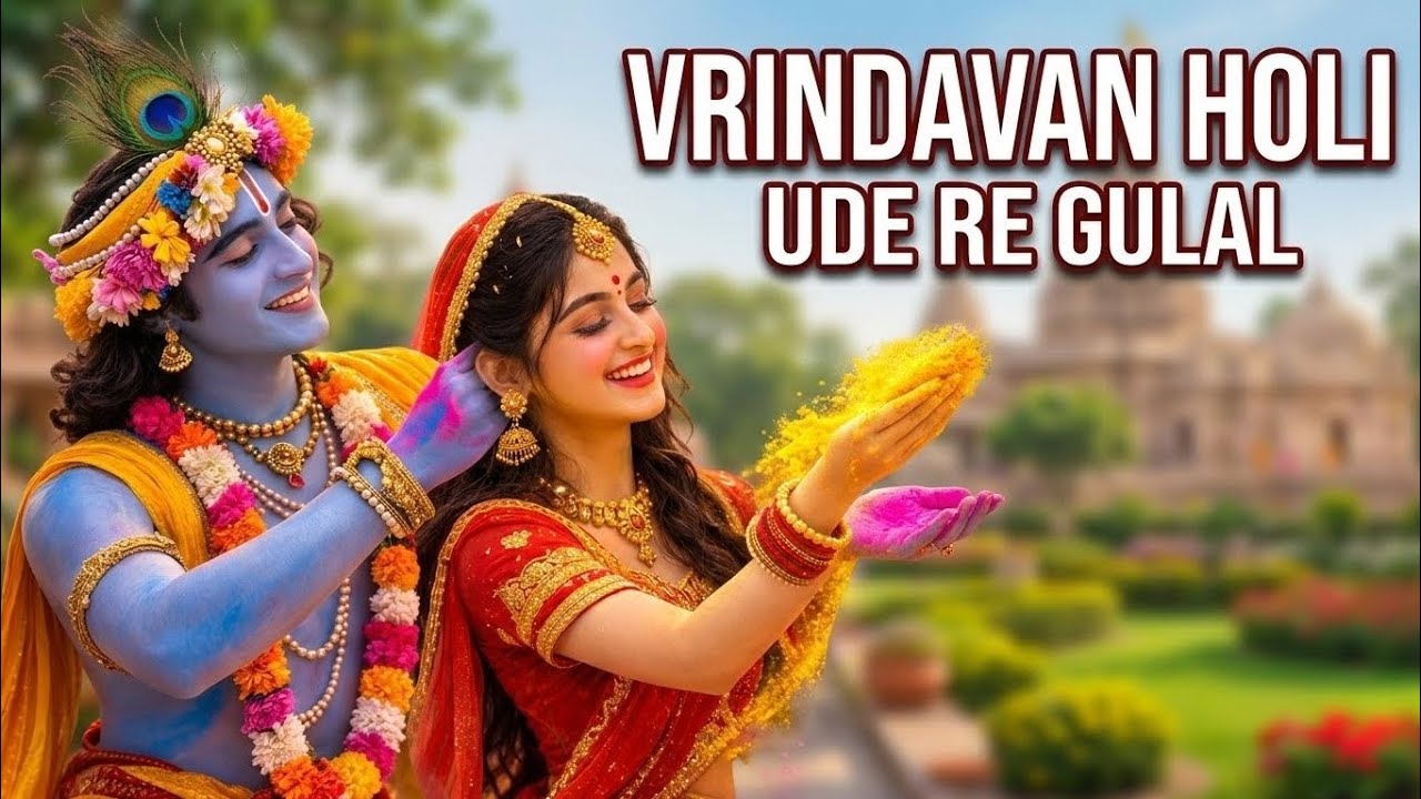 वृंदावन में उड़े रे गुलाल | Latest Holi Song 2026 | राधे कृष्ण होली सॉन्ग | Radha Krishna Holi song 