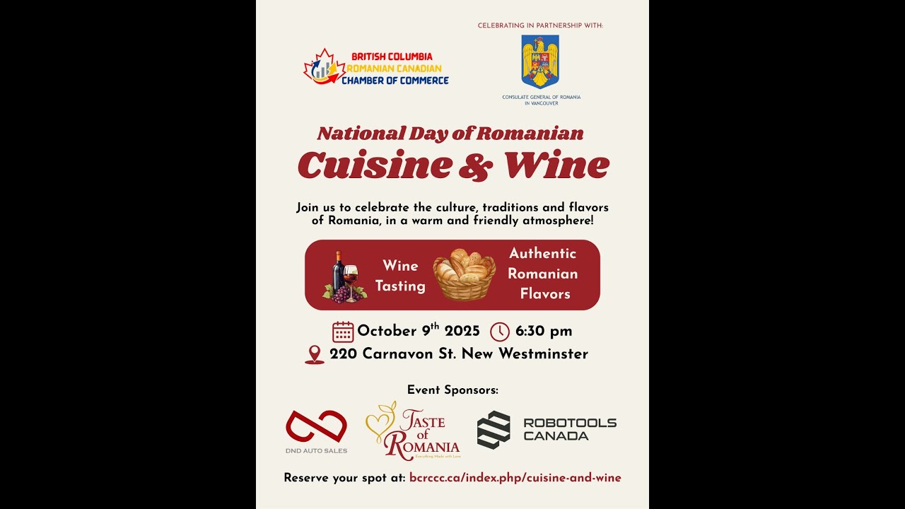 The National Day of Romanian Gastronomy and Wine featured on Rompost TV!