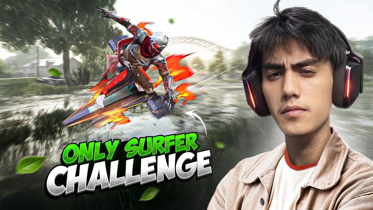 Only Surfboard Challenge in Freefire✅🔥Zerox FF