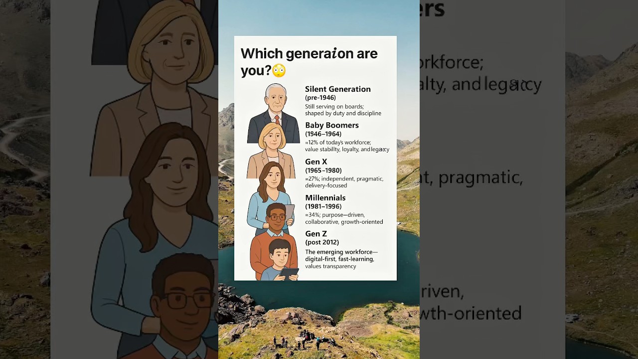 Which Generation Are You? 😱 (Gen Z, Millennial, Gen X or Boomer?)