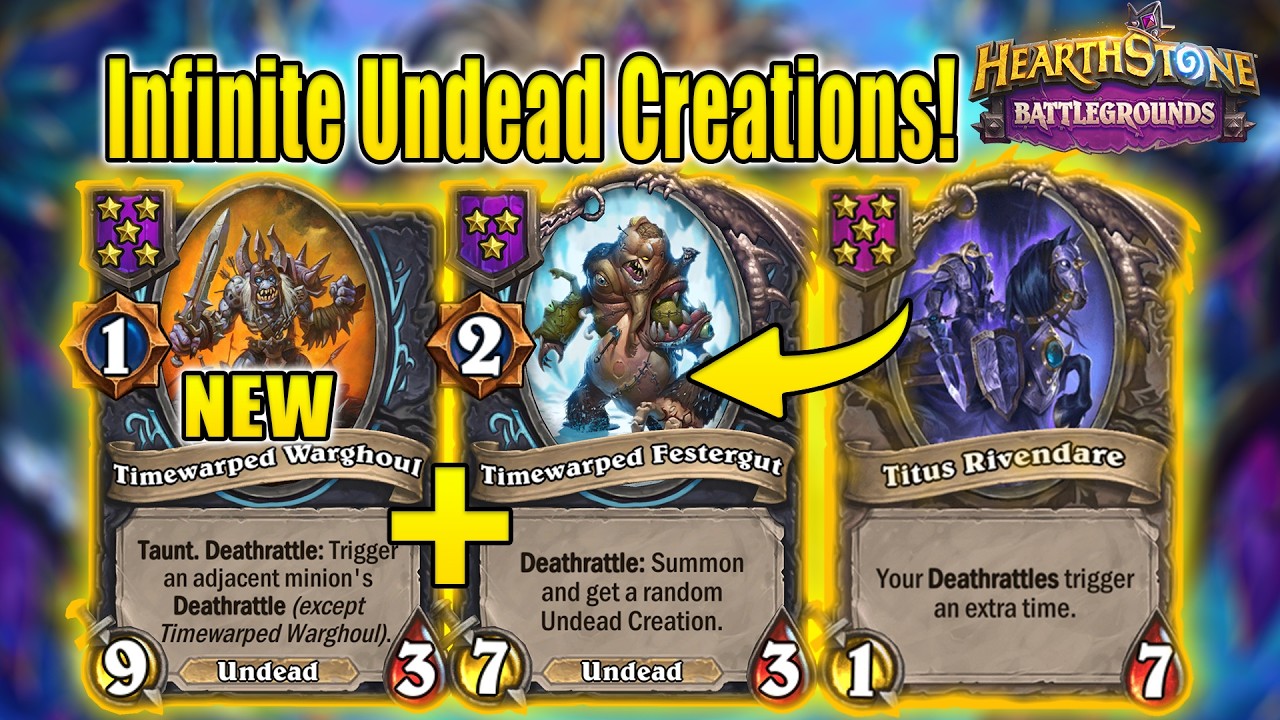 Creating Infinite Undead Creations With This Special Minion! | Christian Hearthstone Battlegrounds